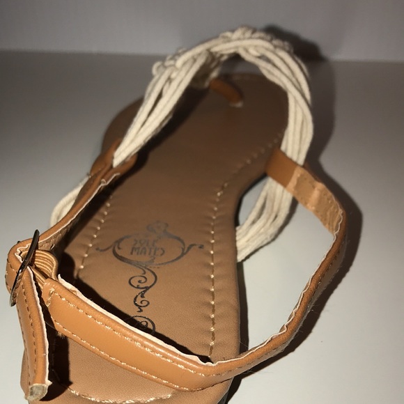 Womens sole mates braided raffia sandals size small  6/7 NEW - Picture 10 of 13